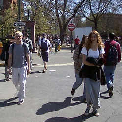 Students Crossing