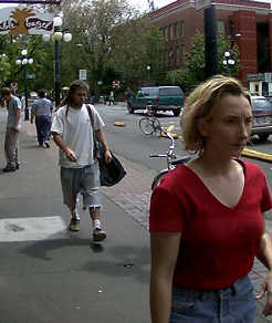 Woman in Red
